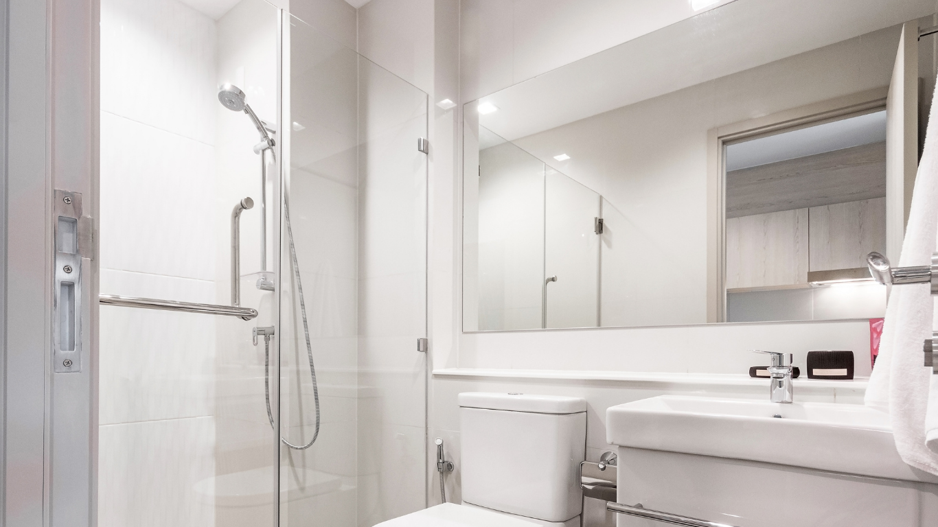 bathroom mirror